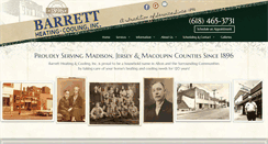 Desktop Screenshot of barrettheating.com