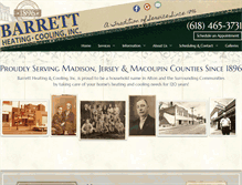 Tablet Screenshot of barrettheating.com